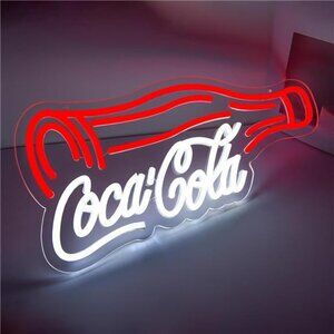Coca Cola LED Neon Sign Coke Wall Decor Light Bedroom Business Man Cave Store NW